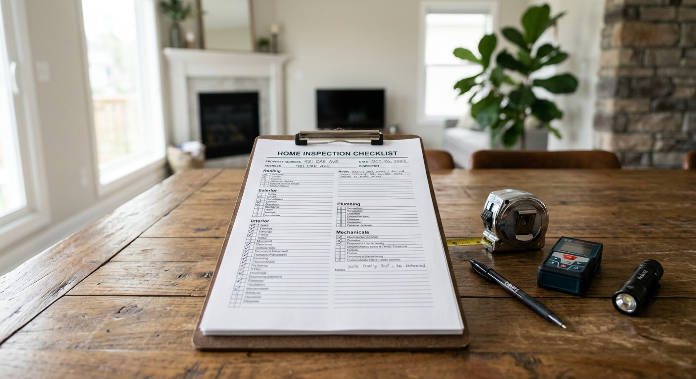 Home inspection checklist